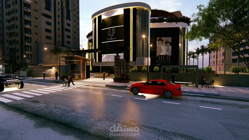 تصميم مول تجاري