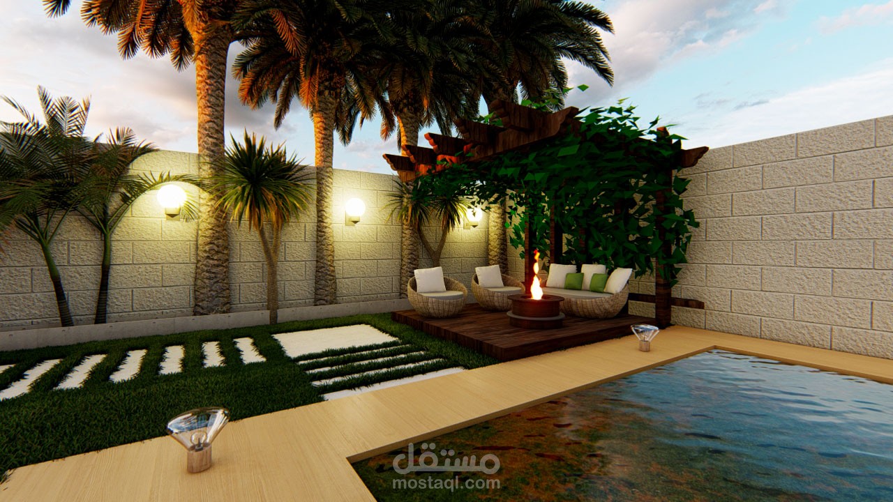 تصميم شاليه في السعودية