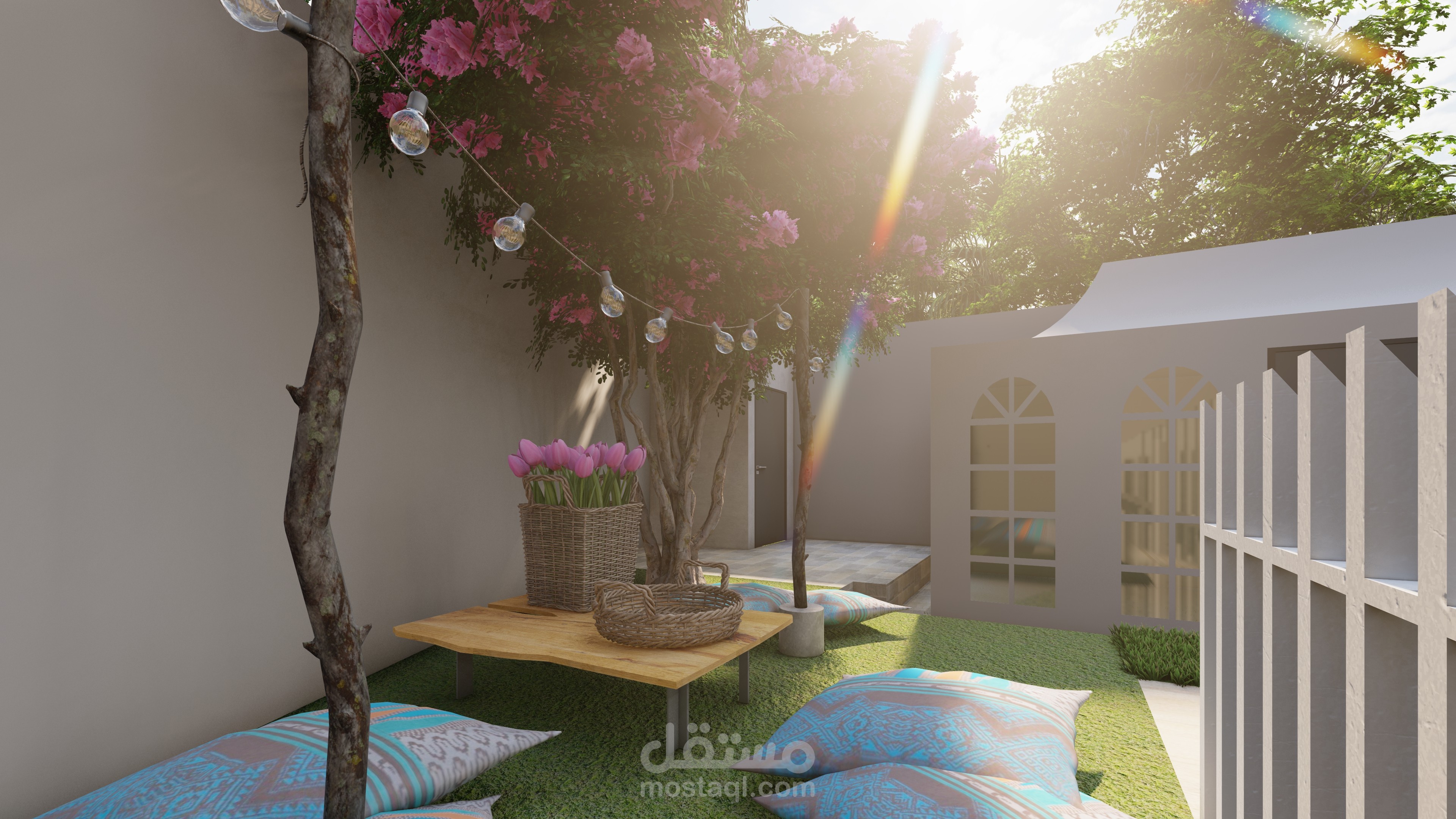 تصميم حديقة منزلية
