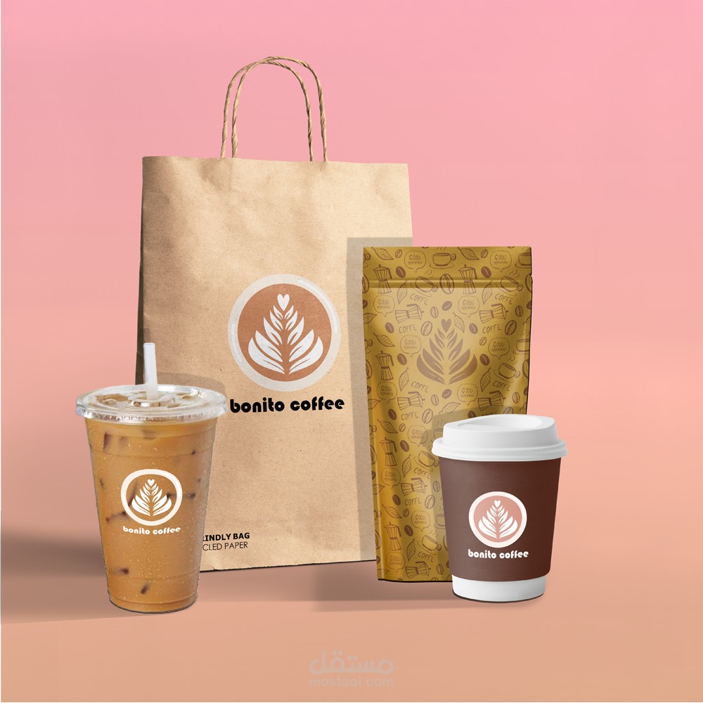 هوية محل قهوة