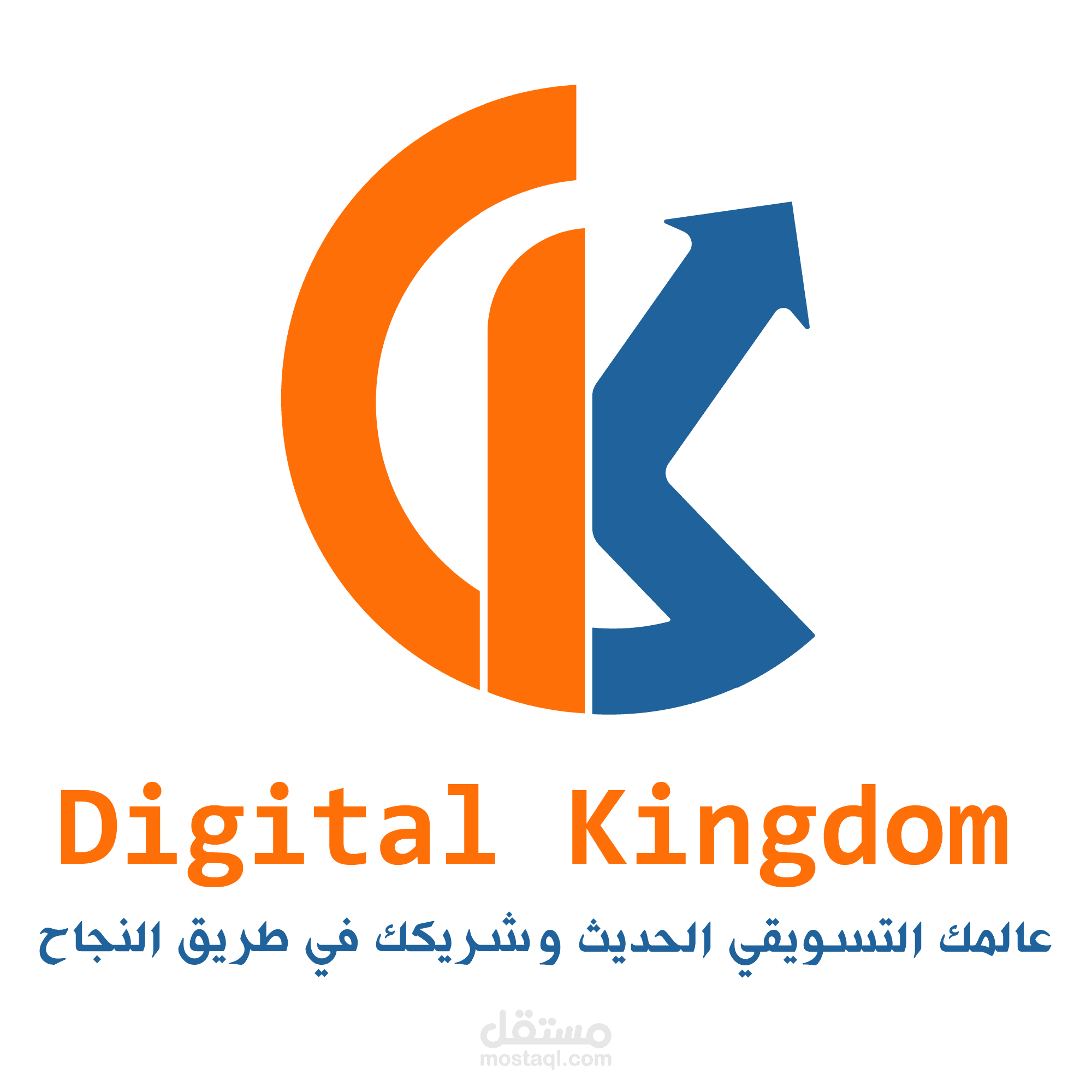 digital kingdom logo & social media identity