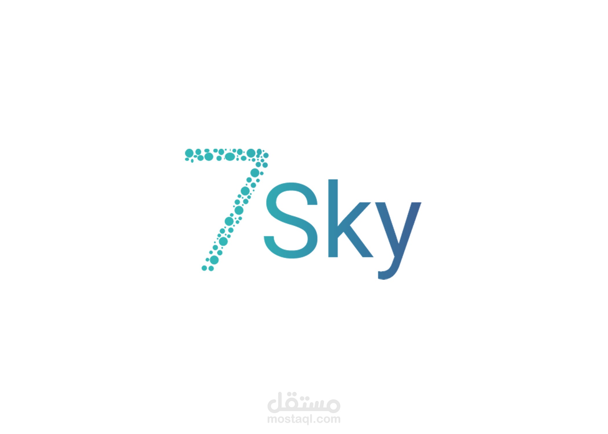 تصميم شعار 7Sky