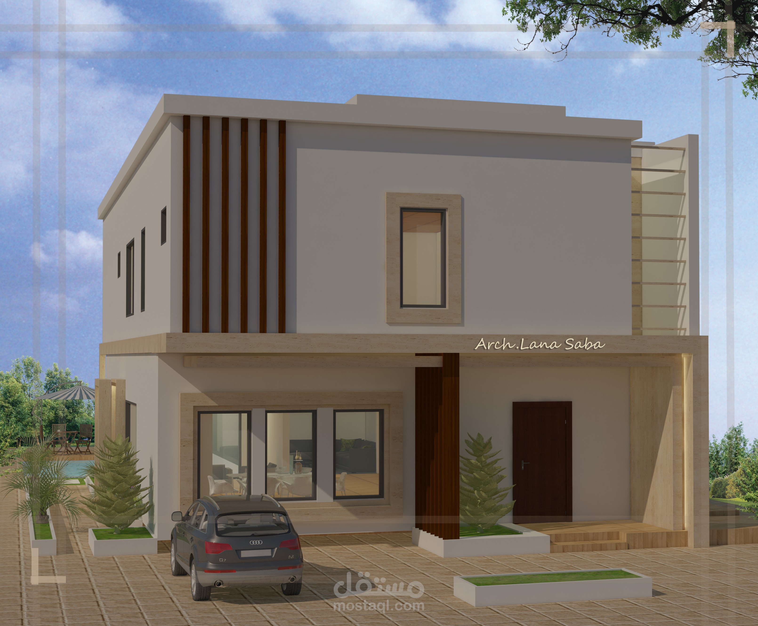 تصميم فيلا 3D