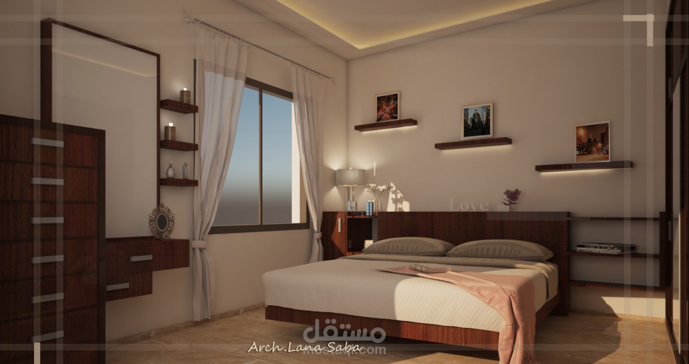 BED ROOM DESIGN تصميم غرفة نوم