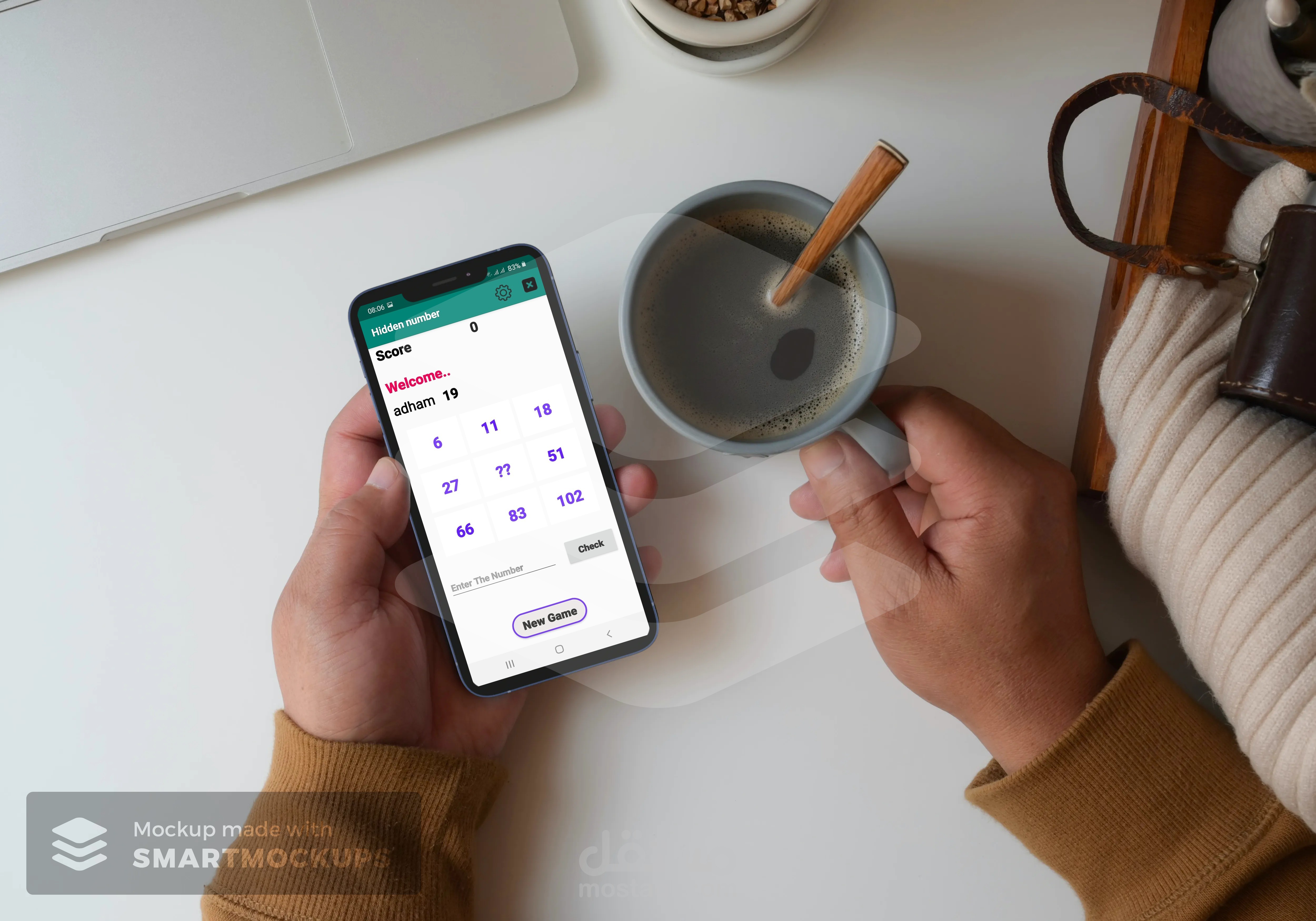 لعبة الرقم المخفي