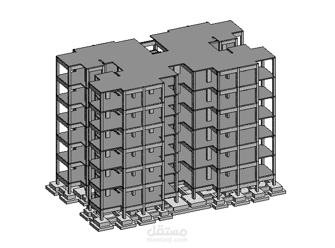 تصميم لعمارة سكنية