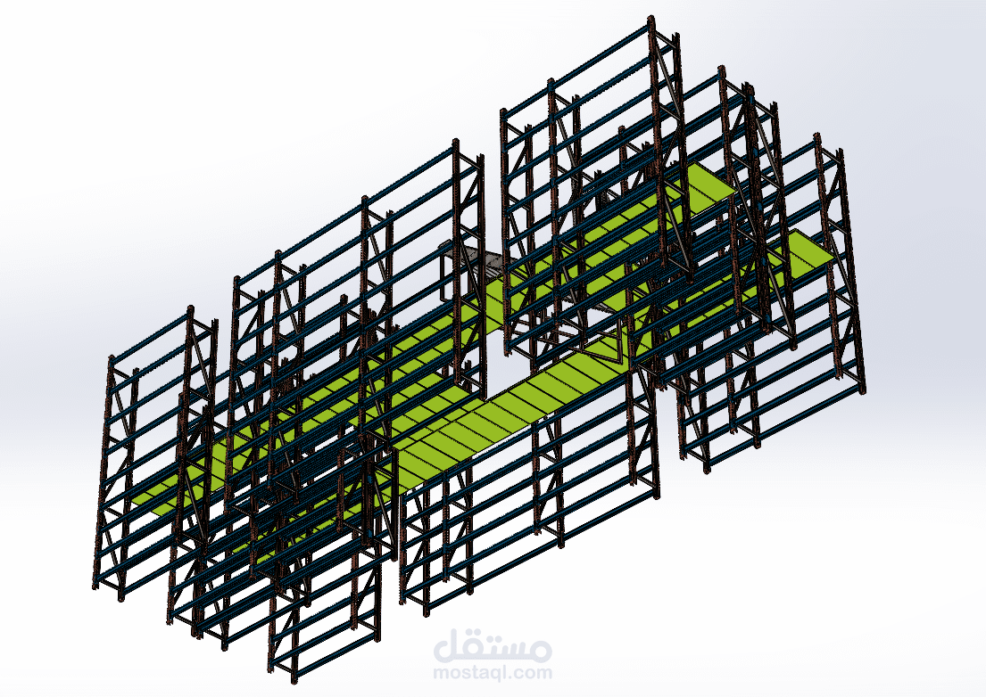 تصميم مخزن منتجات Sheet Metal