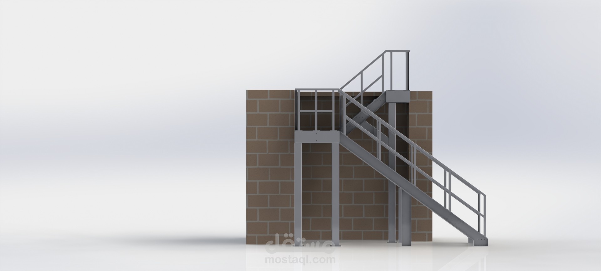تصميم سلم افراد Sheet Metal