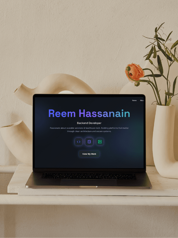 تصميم جذاب لبرتفوليو مهندس برمجيات