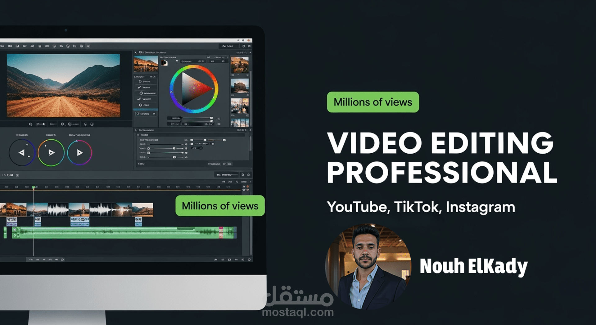 مونتاج فيديو  عقاري بجودة عالية مع مؤثرات بصرية وصوتية