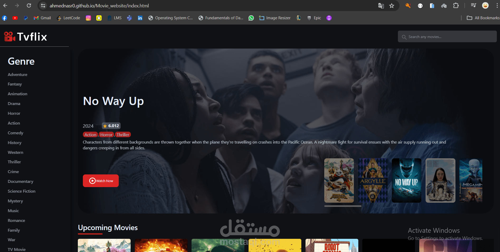 Movie Website