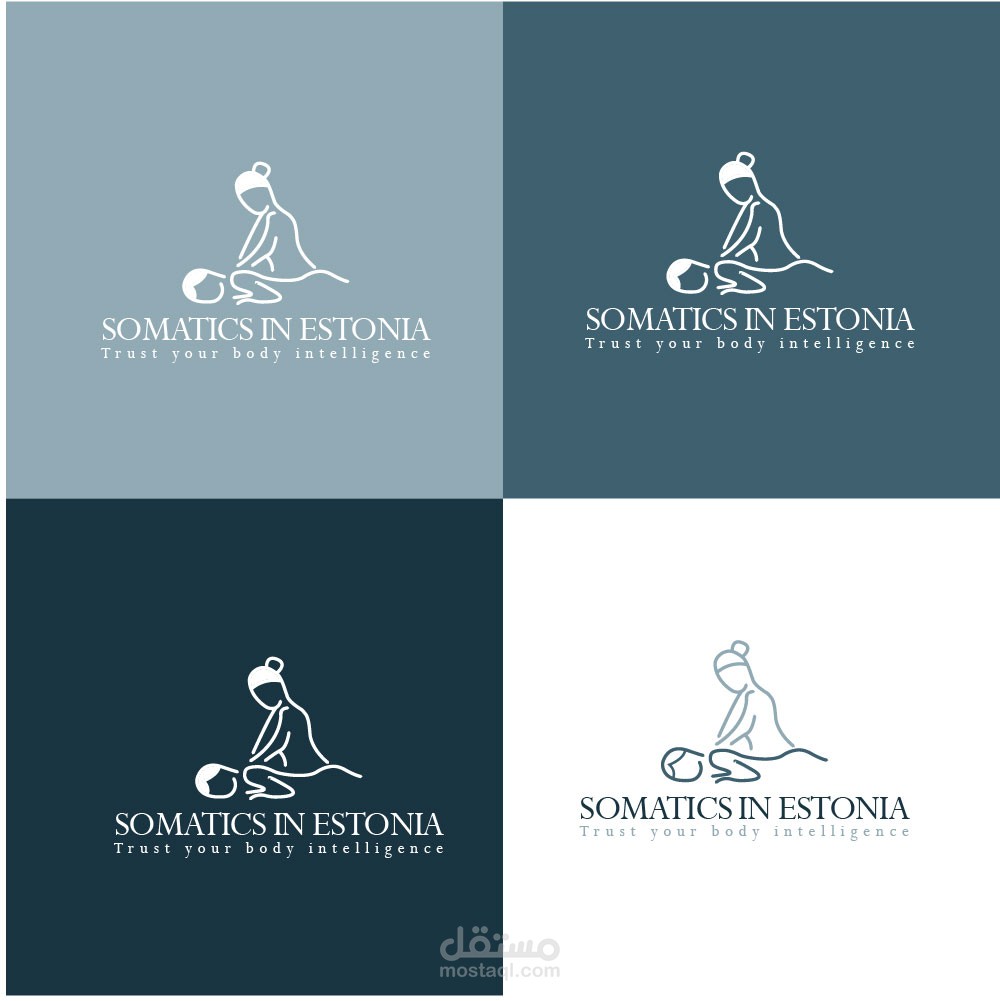 spa logo disign  somatics estonia is a massaging room