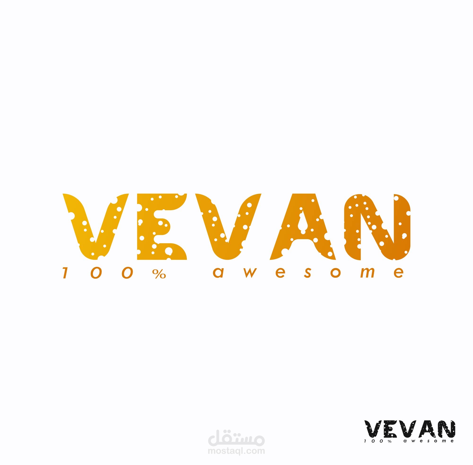 food&drink logo design,VEVAN is a company in US