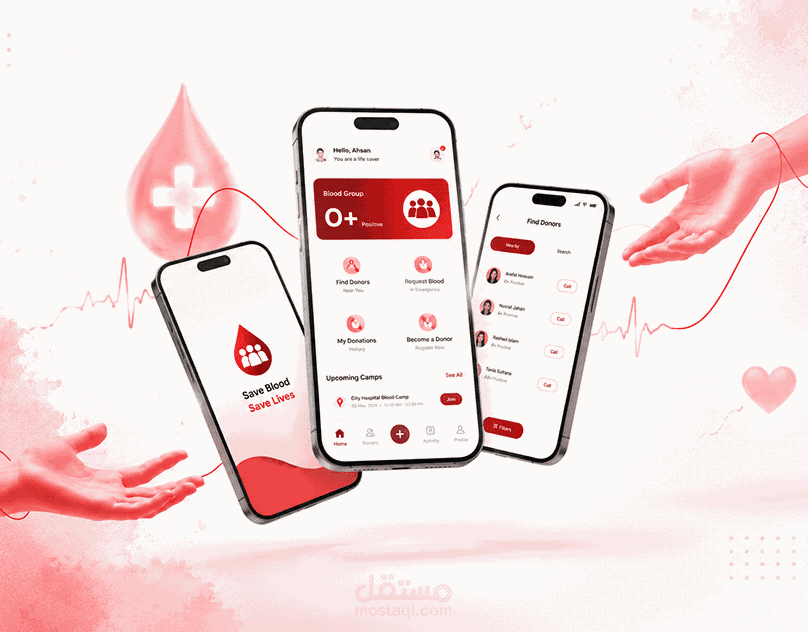 blood Donation figma design
