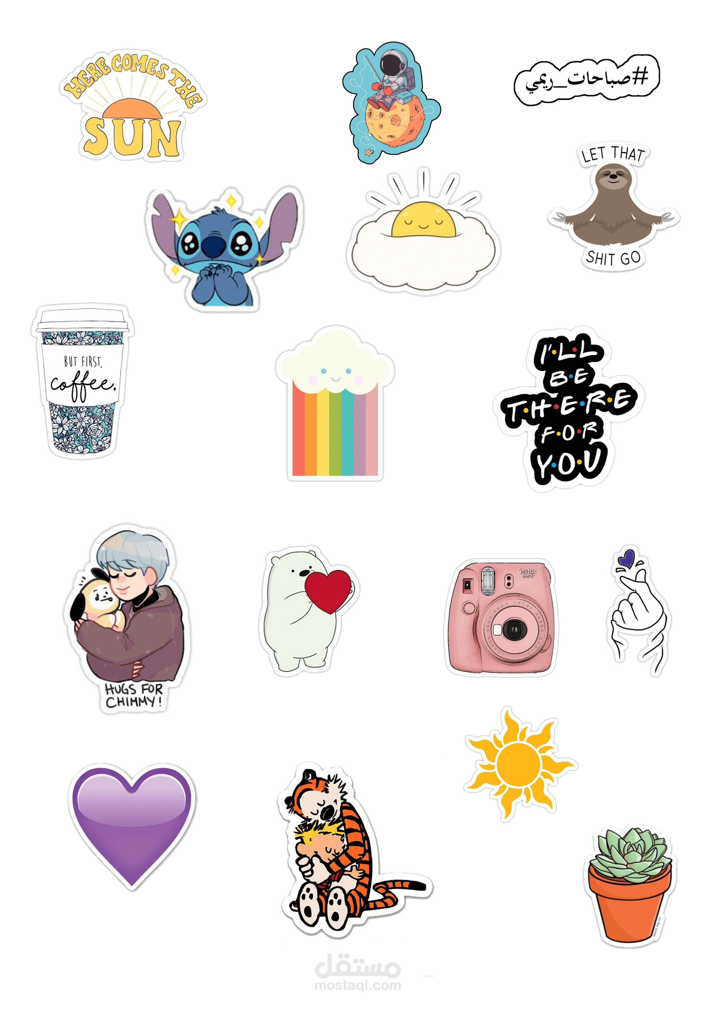 تصميم الملصقات حسب الطلب