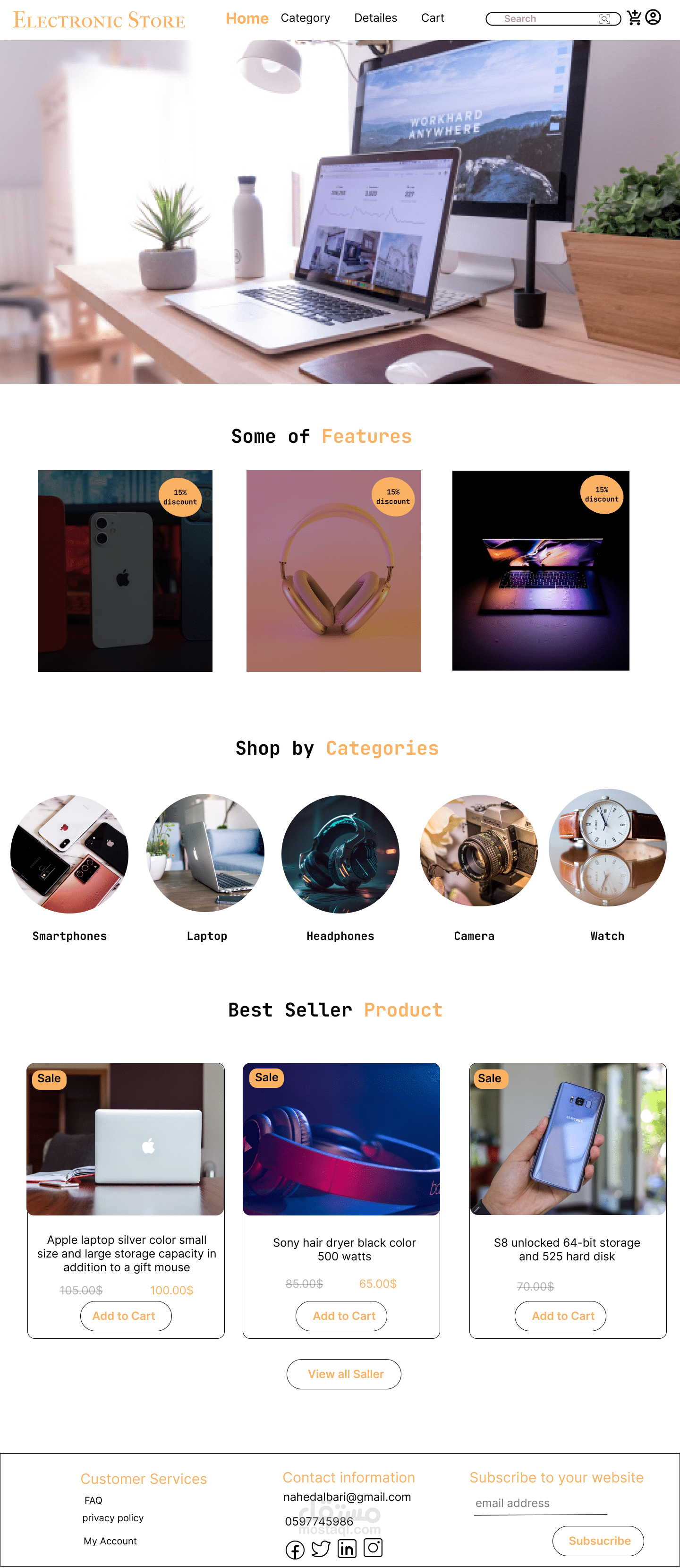 Ecommerce website