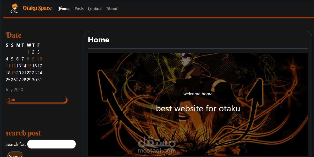 OTAKU SPACE WEBSITE