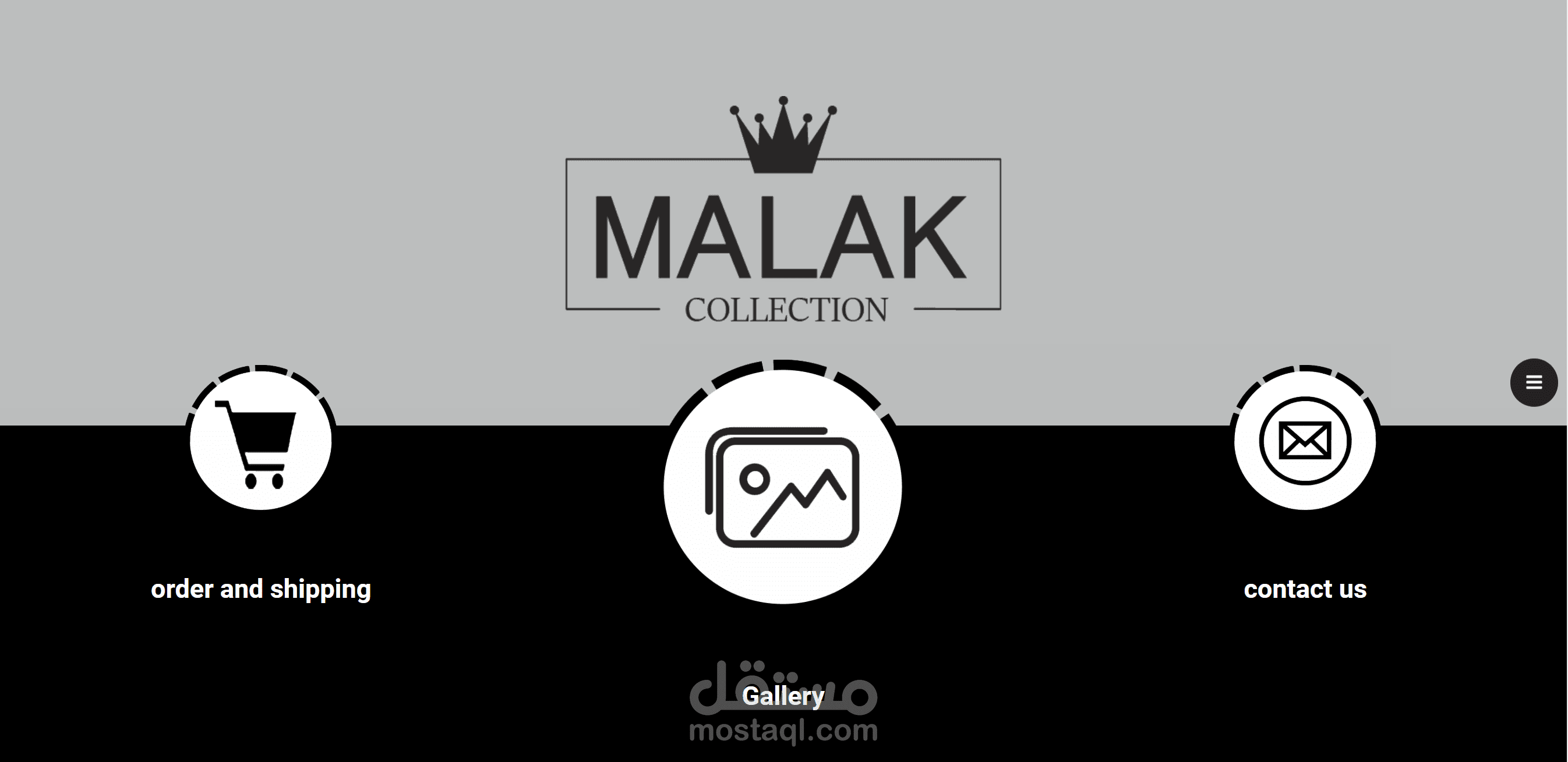 malak-collection gallery website