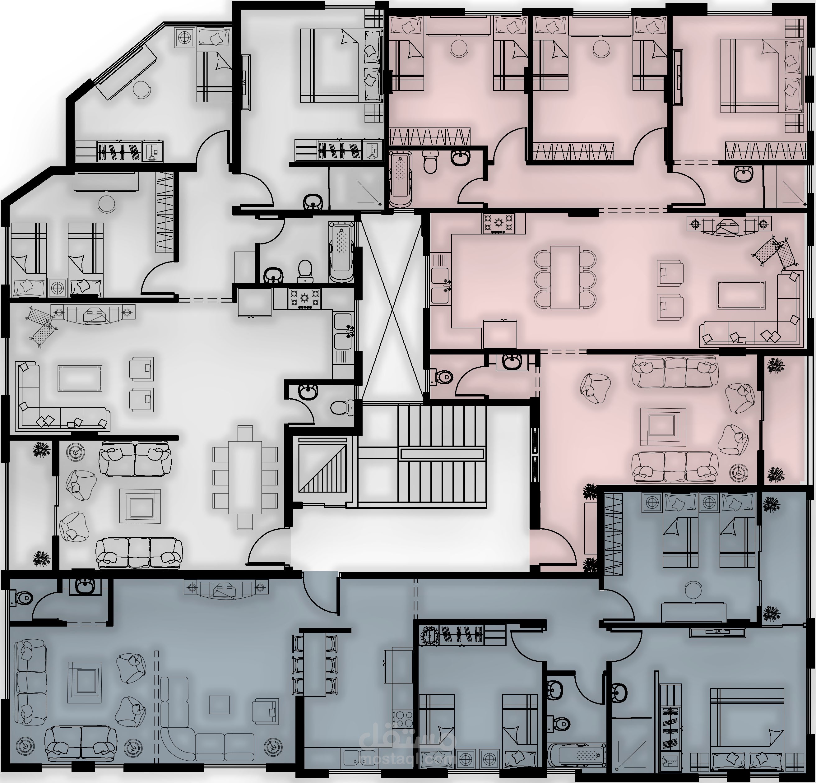 مخطط معماري  سكني