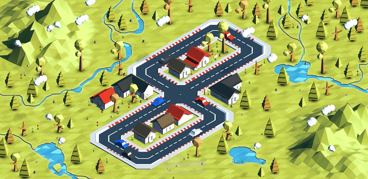 انشاء خرائط مجسمة بها المعالم مجسمة 3D