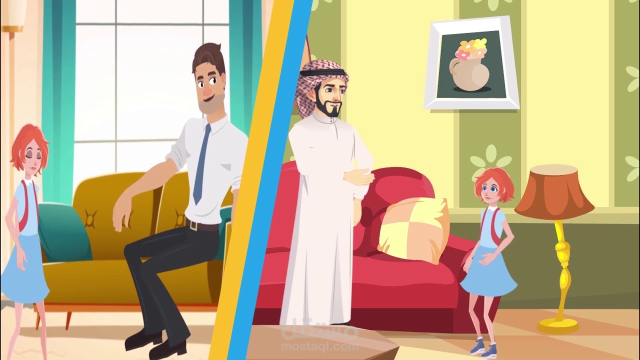 تصميمي سلسلة كرتونية