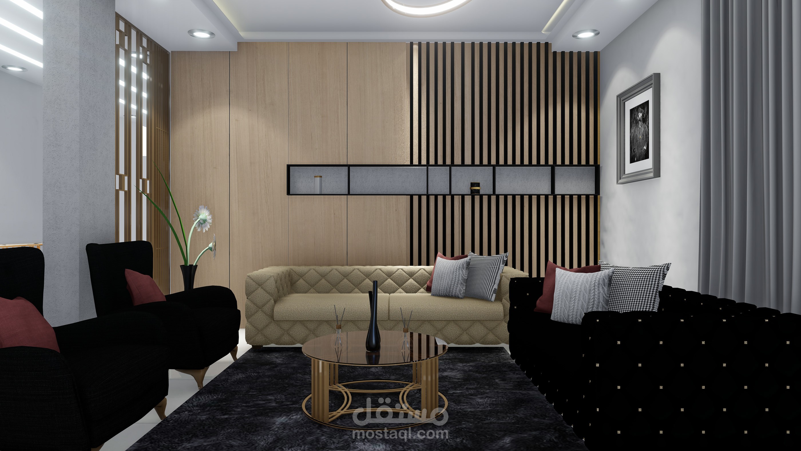 تصميم لشقة سكنية