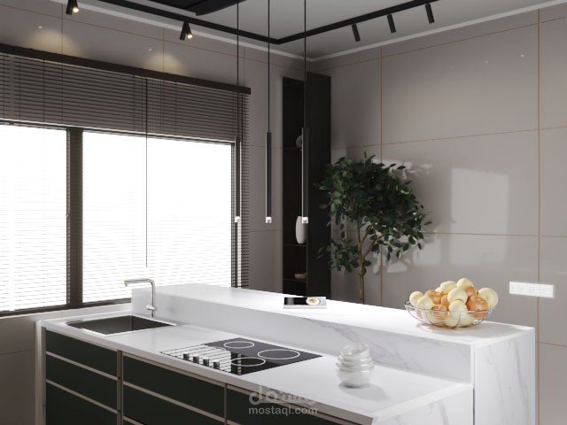 Modern kitchen design in Saudi Arabia