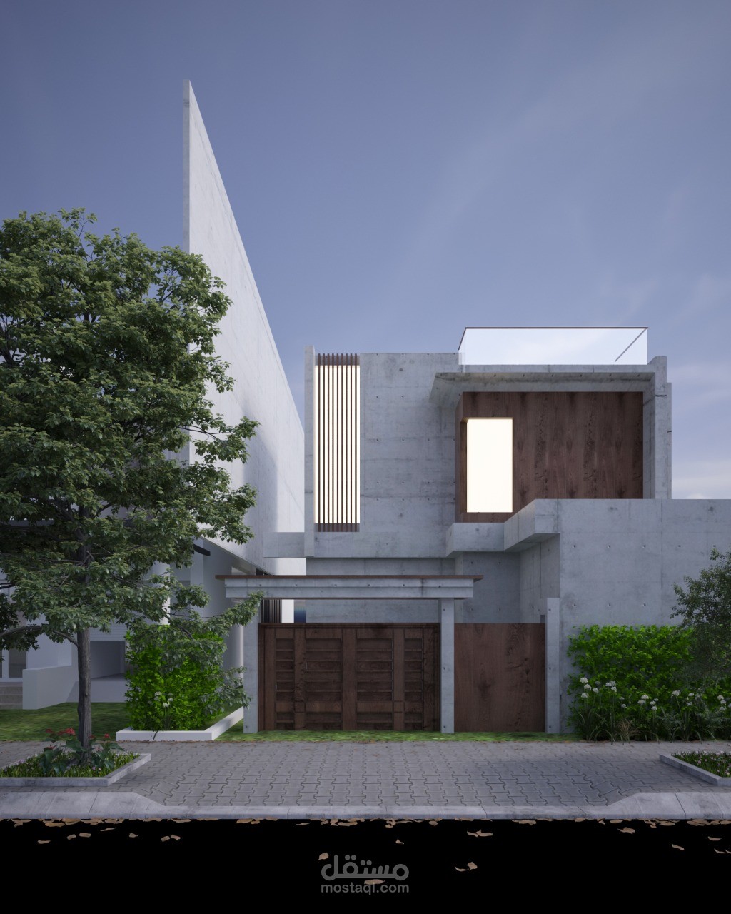 واجهة فيلا مودرن