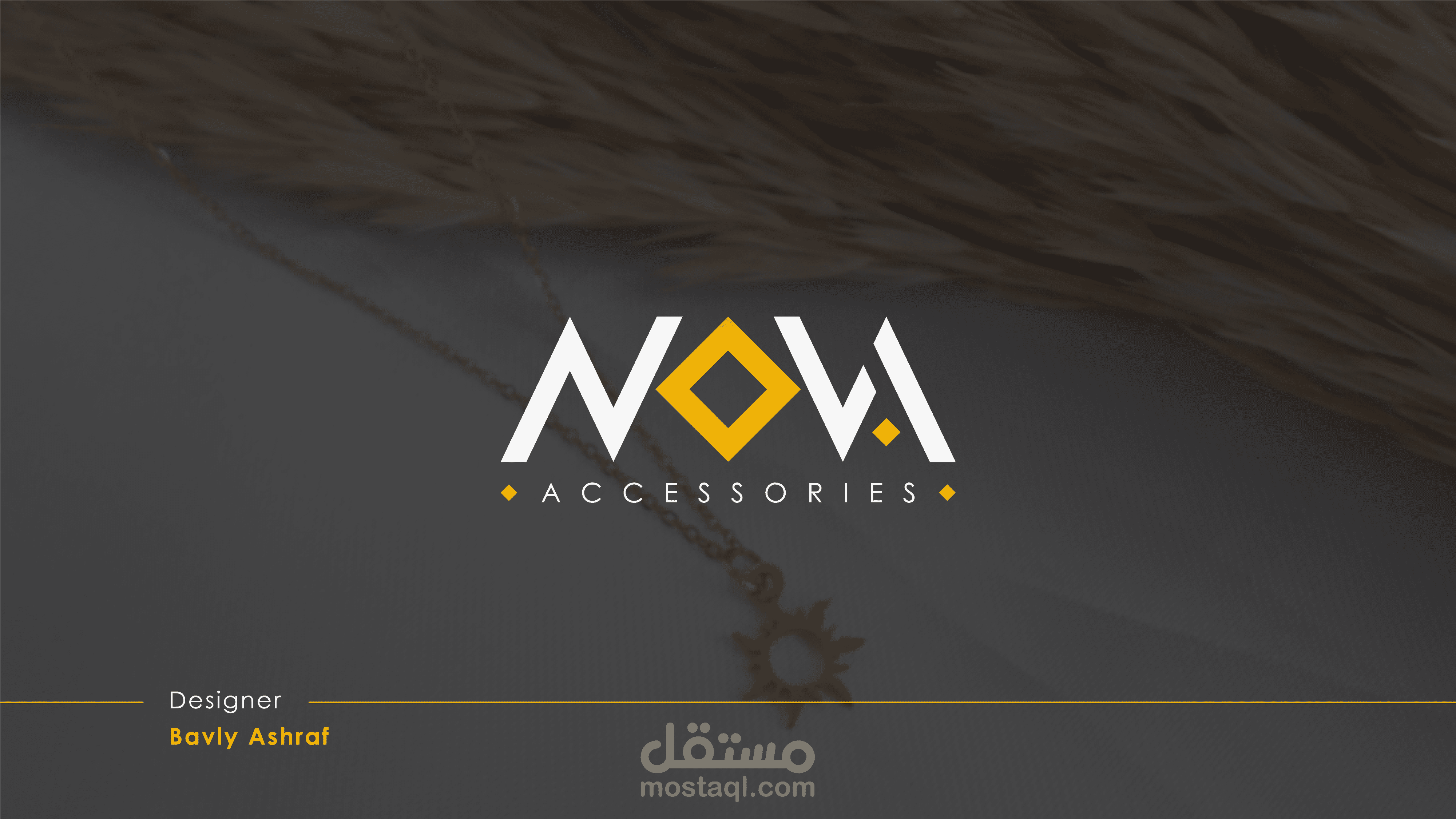 NOVA Accessories visual identity - هوية بصرية