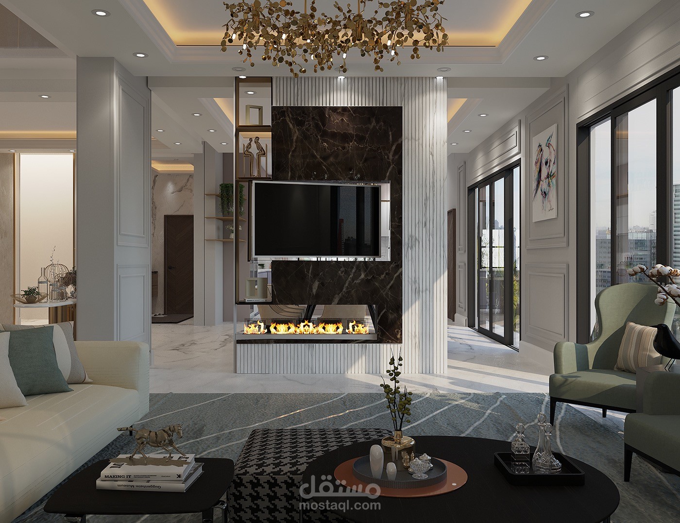 تصميم صاله