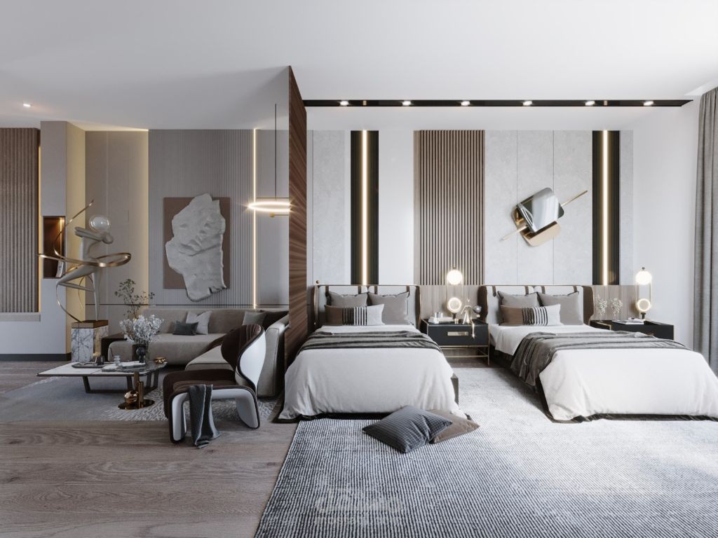 تصميم غرفه نوم اولاد