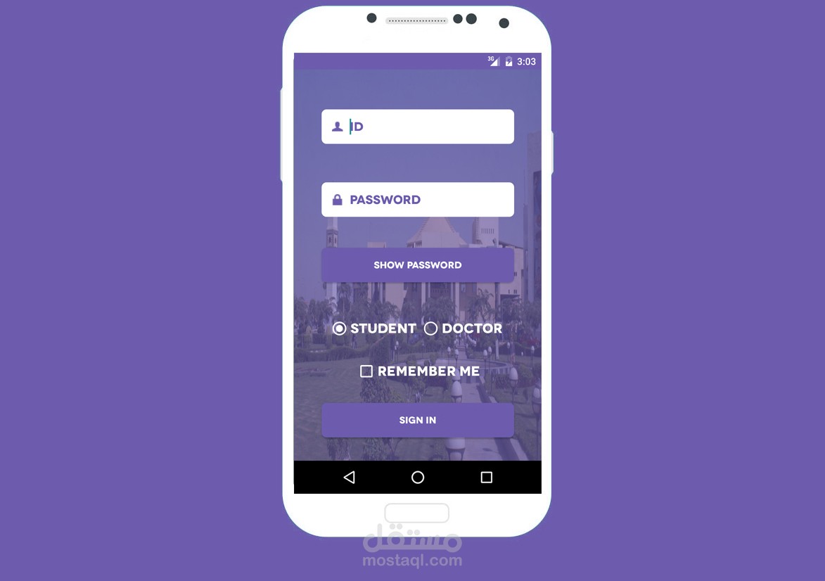 Electronic Attendance تطبيق