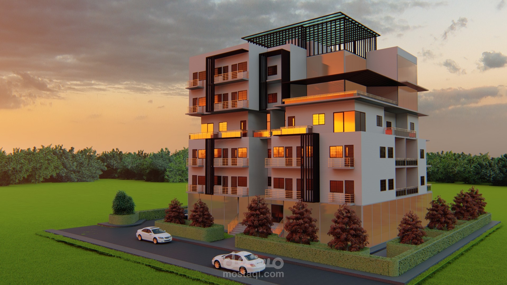 دراسة ونمذجة المباني هندسياً