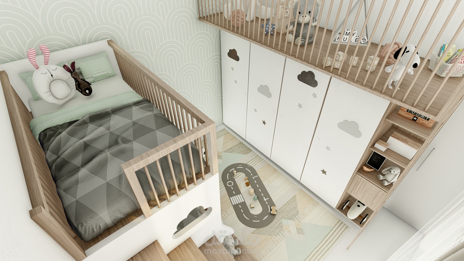 تصميم داخلي لغرفة اطفال