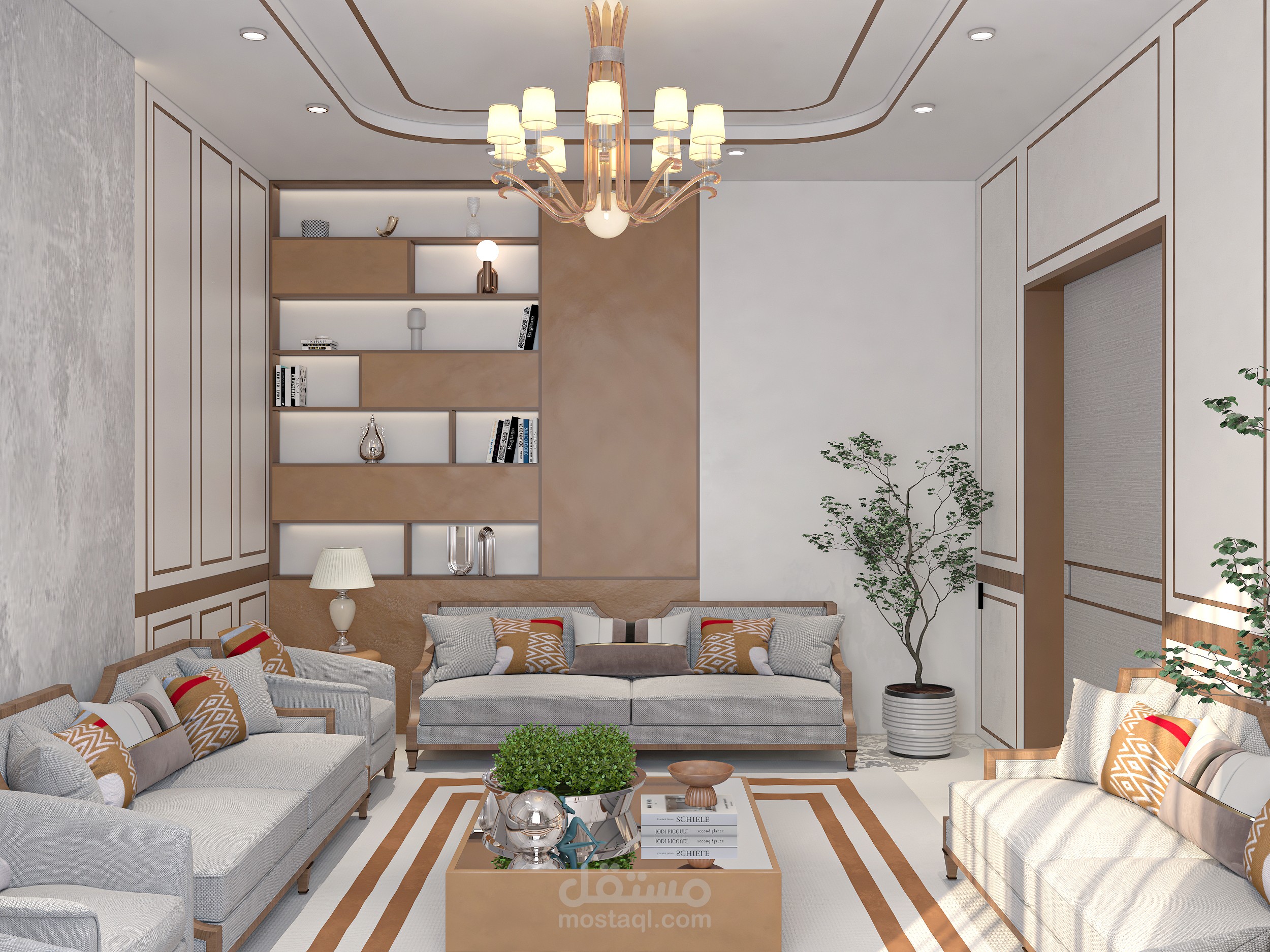 تصميم صالة ومجلس