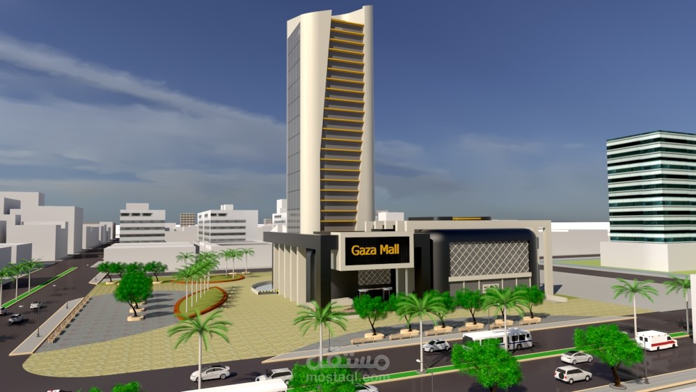 تصميم مول غزة التجاري