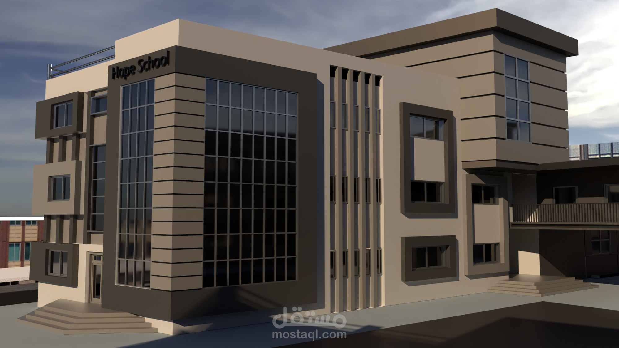 تصميم مدرسة الأمل