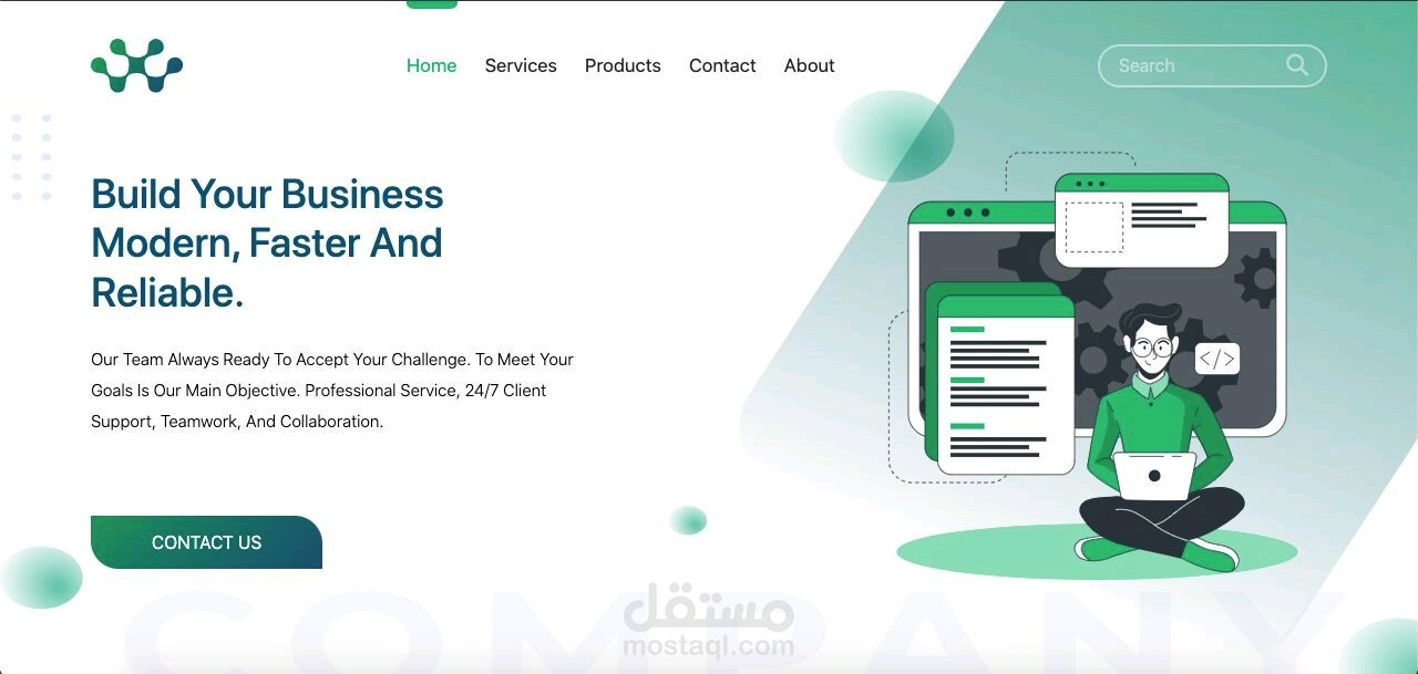 Landing Page Template