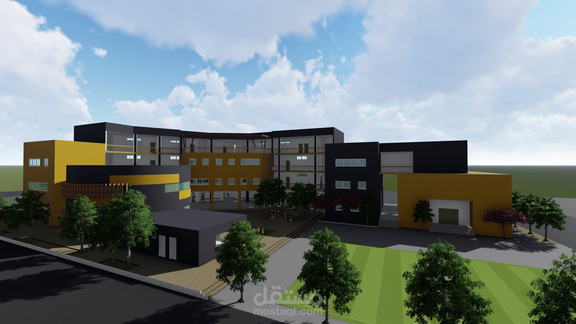 تصميم مدرسة