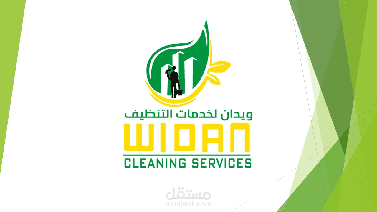 خطة التسويق وانشاء الهوية البصرية والمحتوي التسويقي لشركة خدمات تنظيف في دبي