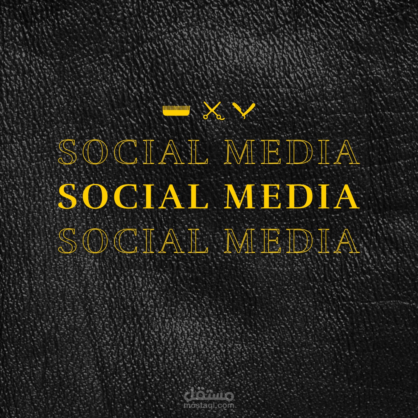 اعمال تصميم للسوشيال ميديا Club Barber Social Media Designs l