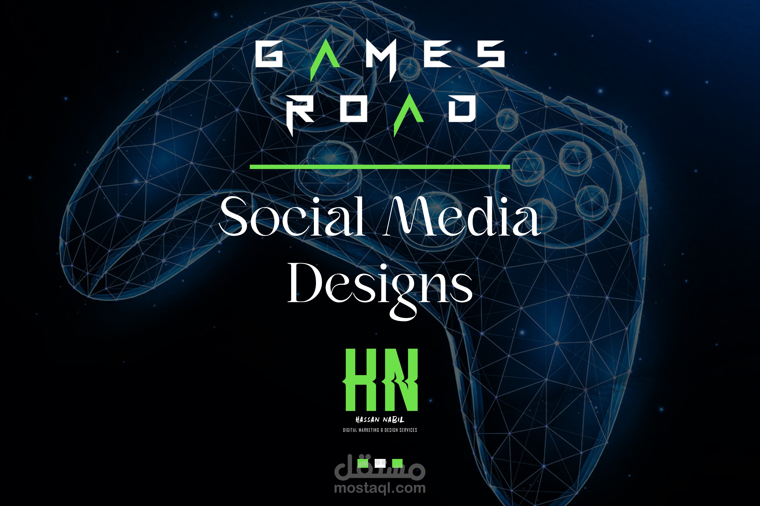 مشروع لشركة Games Road -Games cds (ادارة / تصميم /انشاء محتوي )