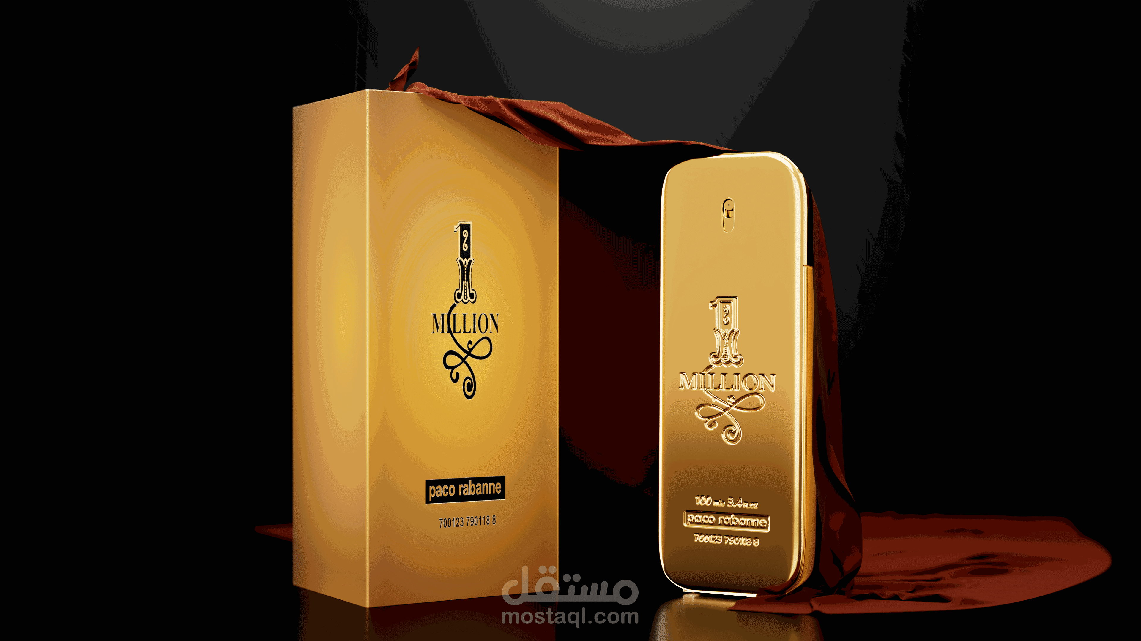 1 Million – Paco Rabanne | Luxury Product Render