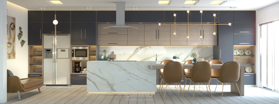 kitchen Design - تصميم مطبخ عصري