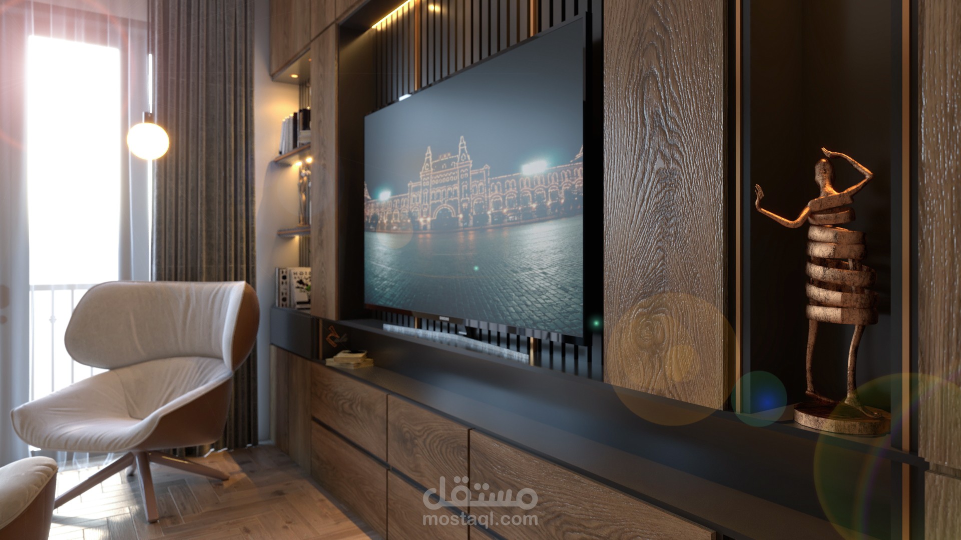 تصميم داخلي - غرفة نوم رئيسية -