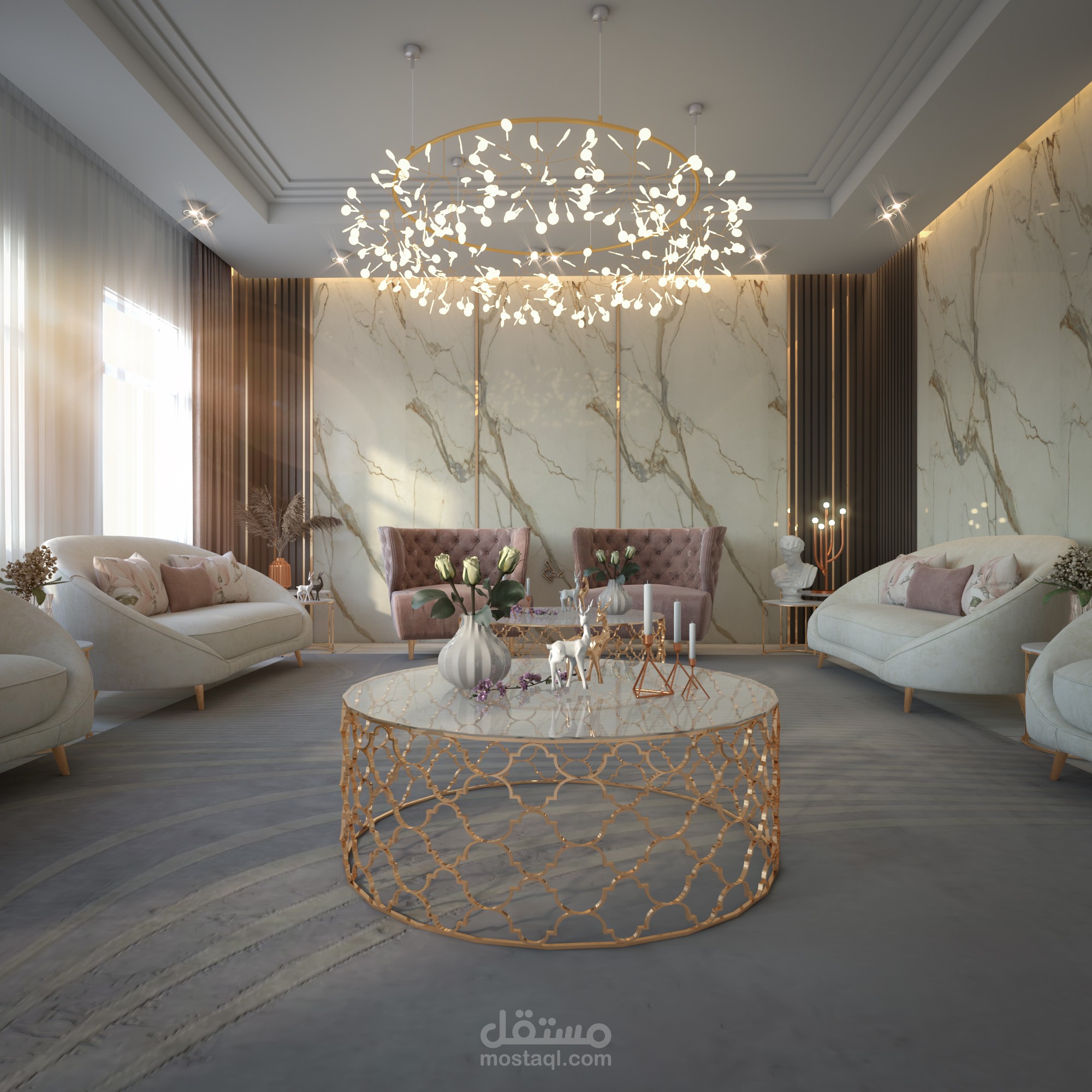 تصميم داخلي- مجلس نساء