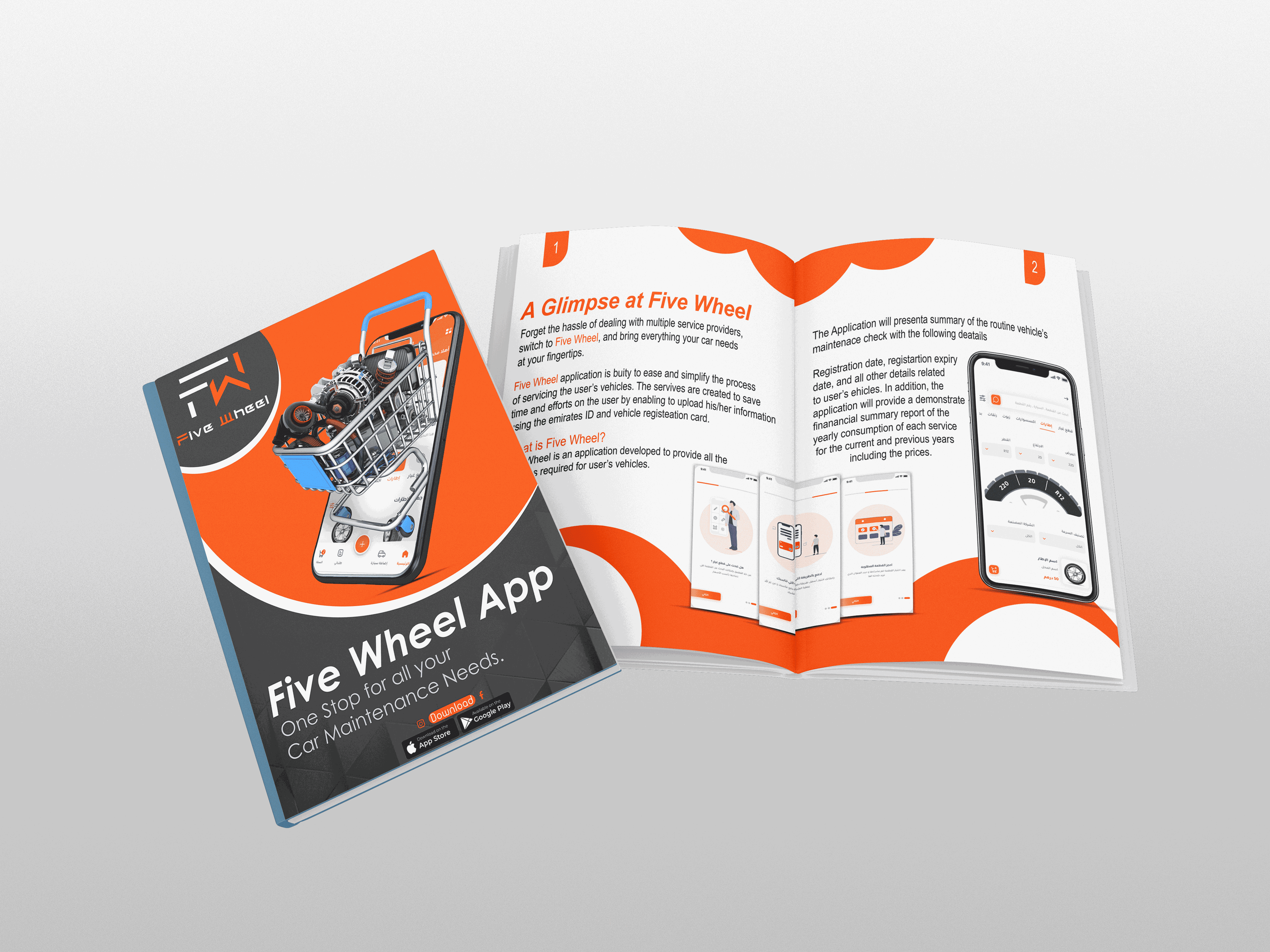 بروفايل لتطبيق شراء قطع غيار للمركبات أون لاين