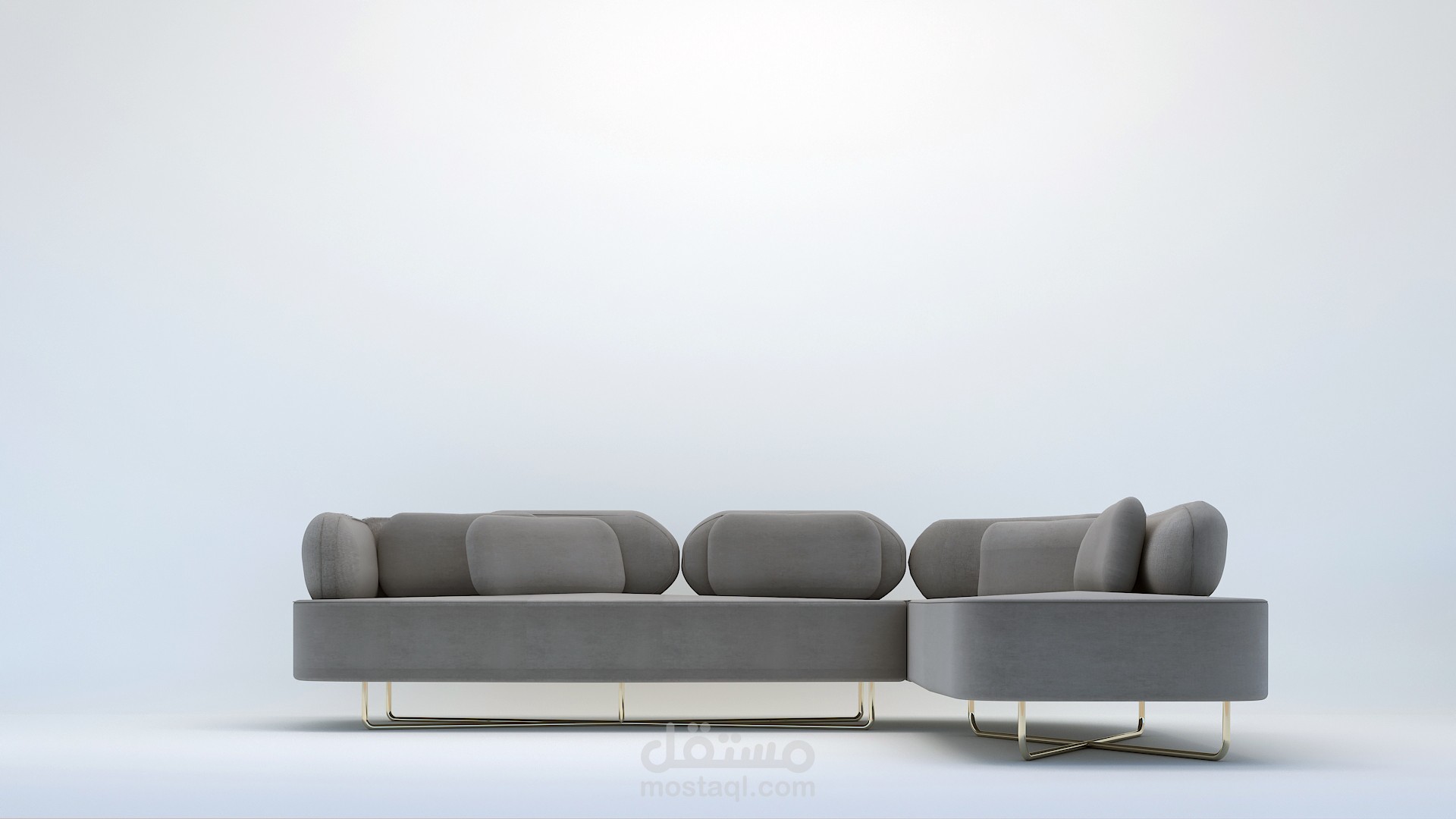 عمل مودلينغ ثري دي خاص بمعرض اثاث - الامارات