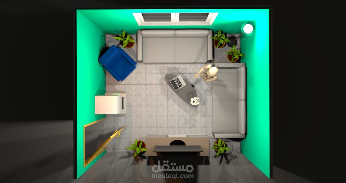 تصميم صالون و غرف الجلوس