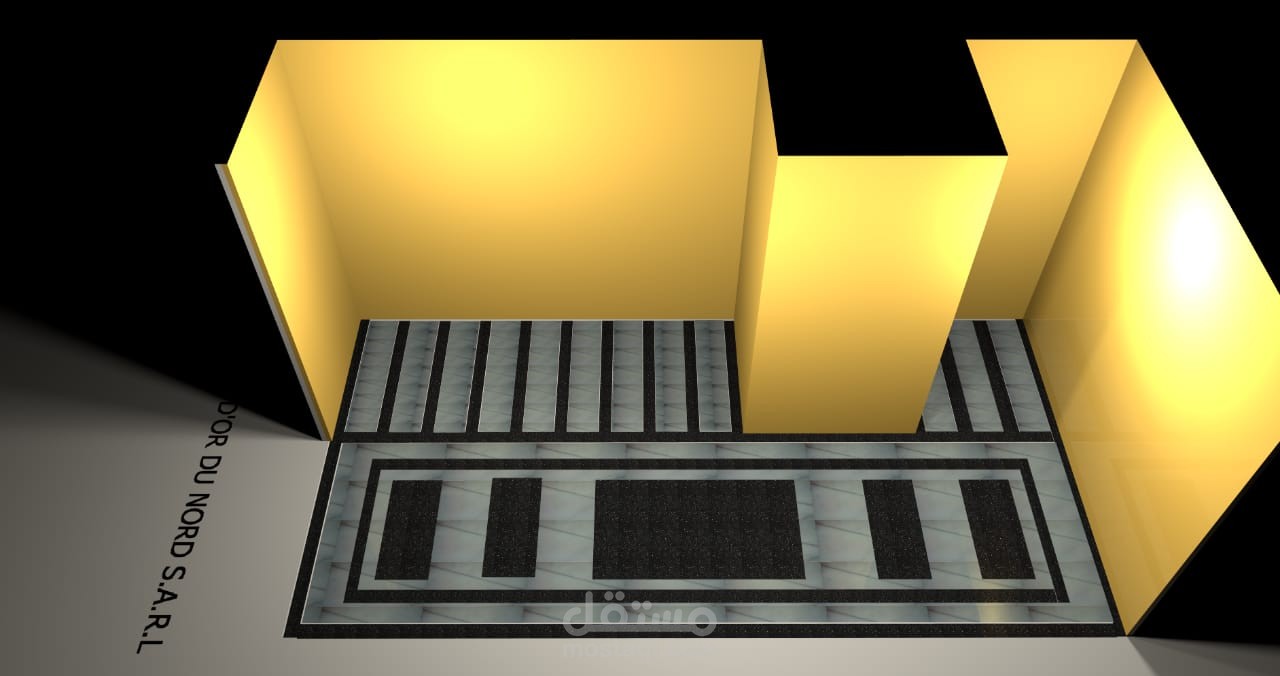 تصميم أرضيات الرخام للمقاهي